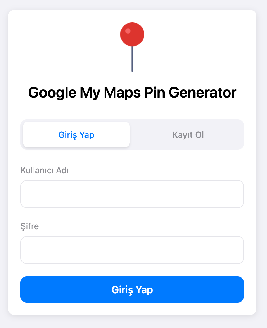 Google Maps Pin Generator