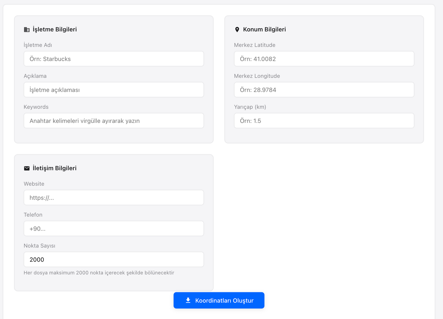 Google Maps Pin Generator