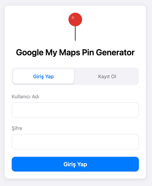 Google Maps Pin Generator